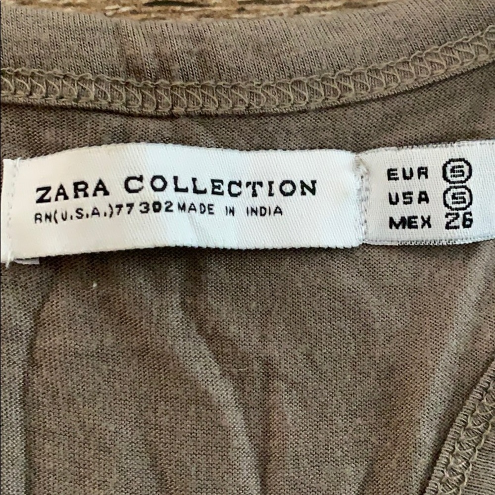 Zara Collection Embellished Racerback Tank Top - Picture 3 of 5